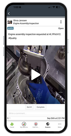 send training materials with alerts to help team members solve problems faster