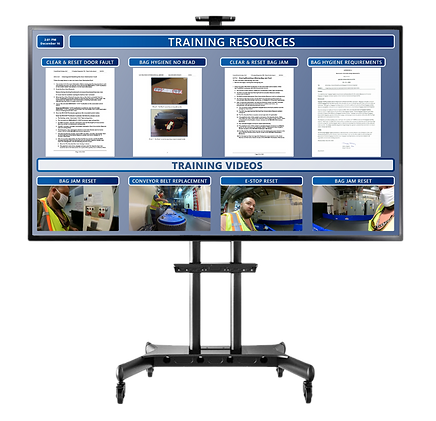 Training Videos and Documents Centralized in an easily accessible platform to ensure workers have access to live information